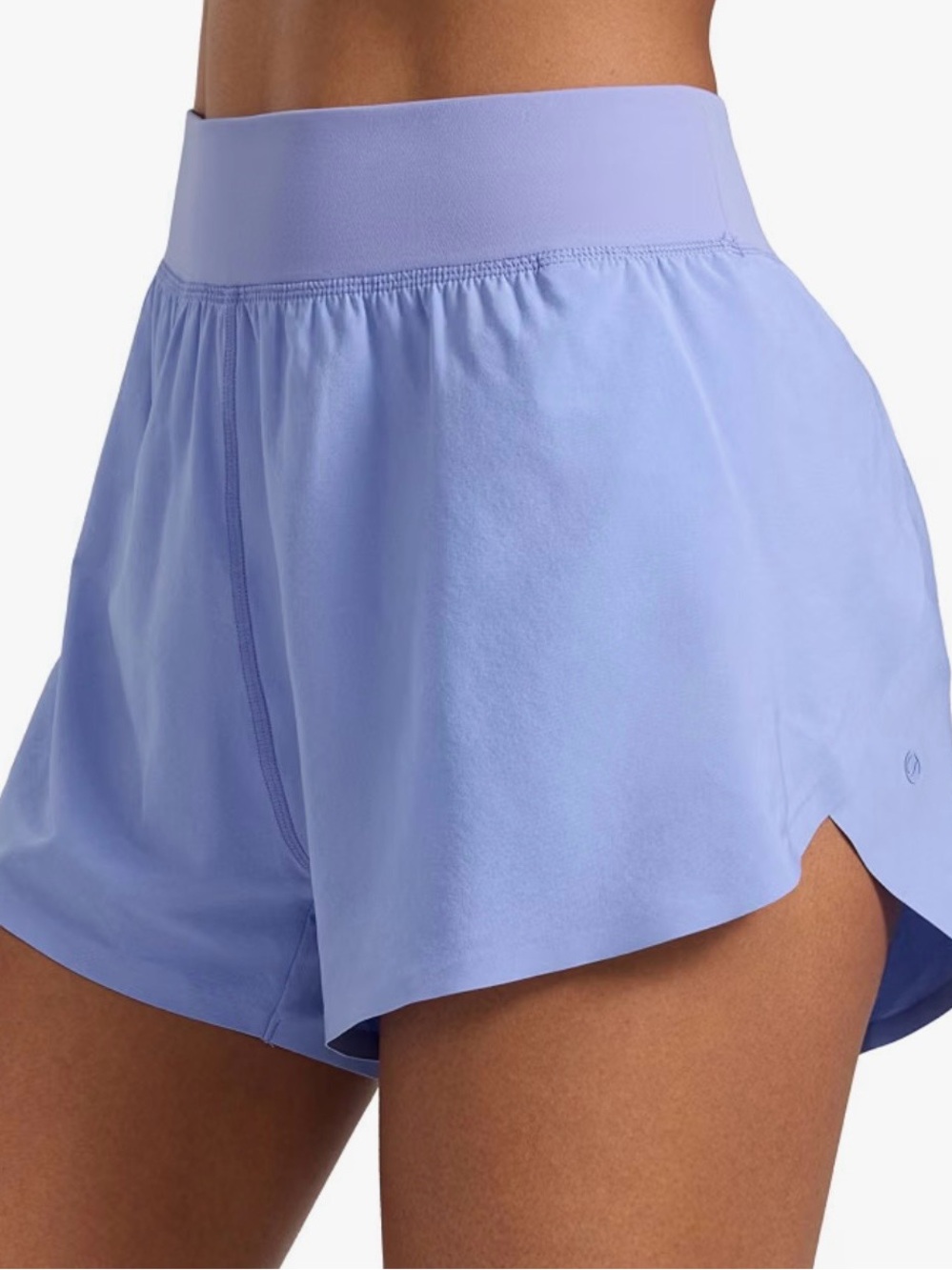 CRZ YOGA Lilac High-Waist Athletic Shorts